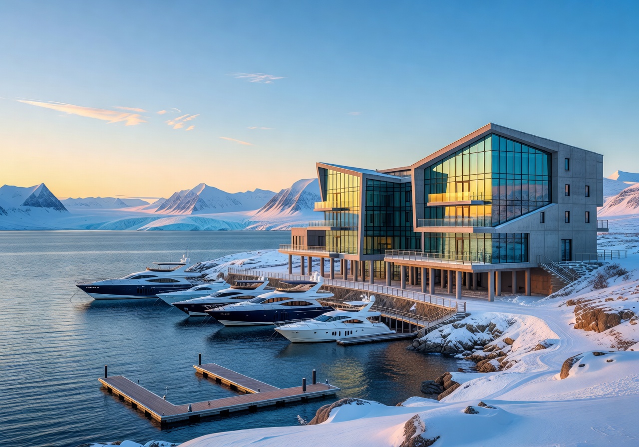 Arctic Marina Hotel oceanfront luxury suite