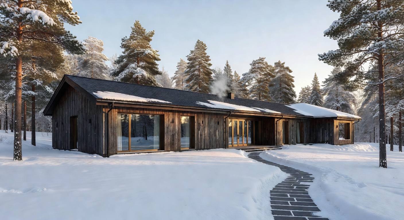 Finnish luxury hotel architectural exterior